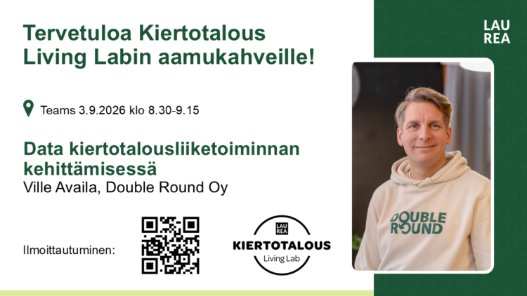 Ville Availan kuva Living Labin aamukahvimainoksessa